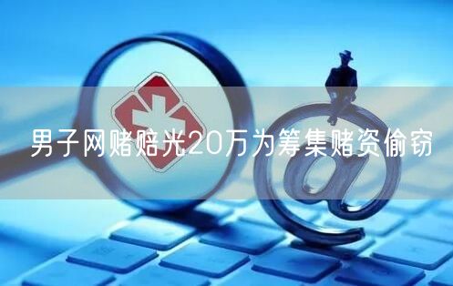 男子网赌赔光20万为筹集赌资偷窃
