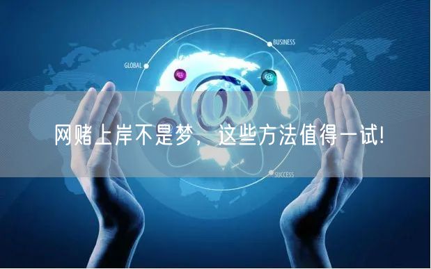 网赌上岸不是梦，这些方法值得一试!