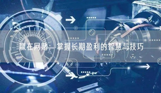 赢在网赌：掌握长期盈利的智慧与技巧