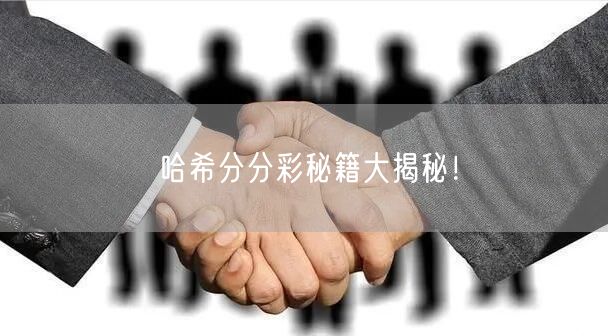 哈希分分彩秘籍大揭秘！